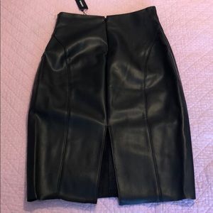 EXPRESS pencil leather skirt
